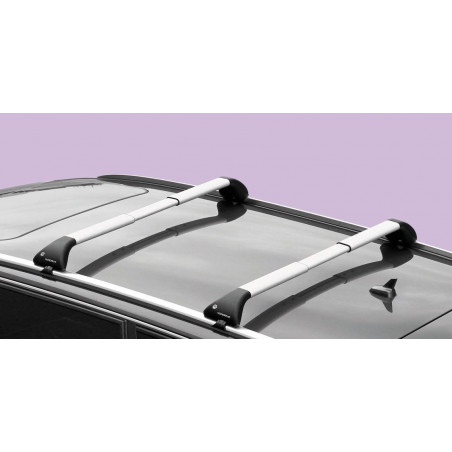 Barres aluminium pour Fiat Tipo Cross 5 portes A partir de 2020 Fixation sur Rails