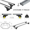 Barres aluminium pour Mercedes Classe C Break A partir de 2020 Fixation sur Rails