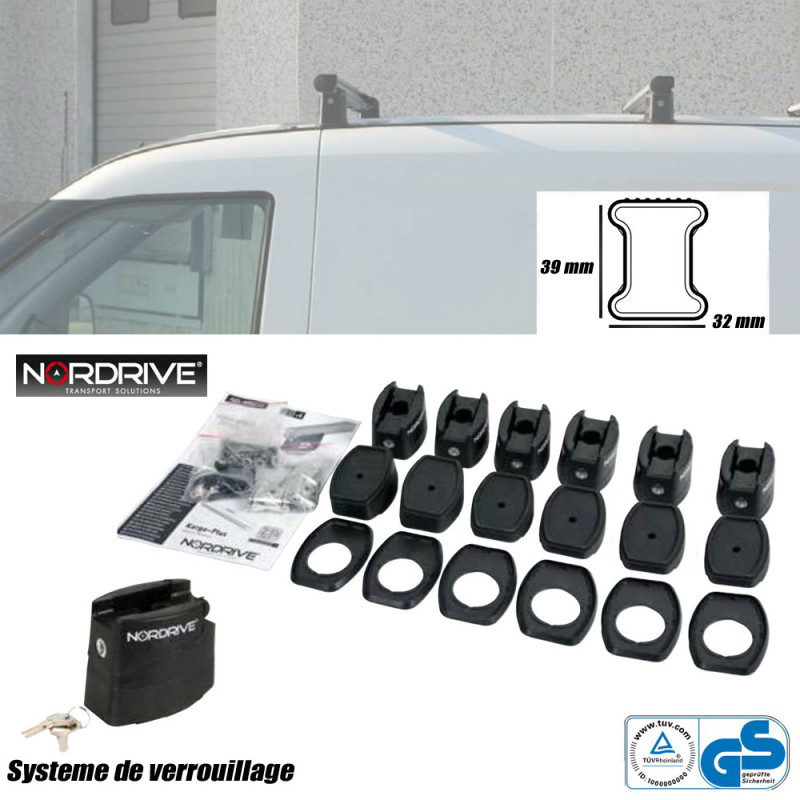 3 barres Acier Opel Combo Life A partir de 2018 Chassis : L2