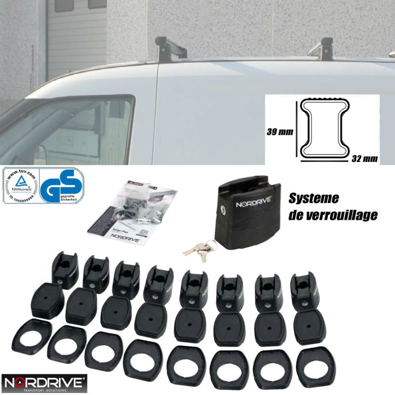 4 barres Acier Volkswagen Multivan T6.1 A partir de 2020 - Tous Chassis