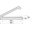Porte skis Pro Slider 6 paires de skis