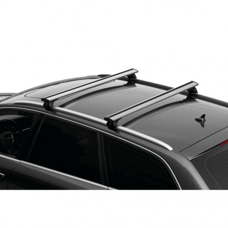 Barres aluminium pour Audi A3 Sportback 5 portes 2012 à 2020.Fixation sur Rails