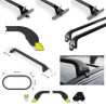 Barres acier pour Citroen C3 Aircross  Tous Types A partir de 2021. Fixation sur barres longitudinales