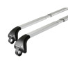 Barres aluminium pour Citroen C3 Aircross  Tous Types A partir de 2021. Fixation sur barres longitudinales