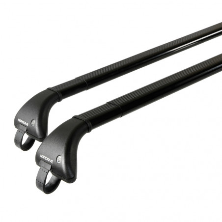 Barres acier pour Fiat Panda Classic Tous Types 2012 à 2012.Fixation sur barres longitudinales