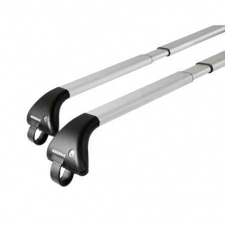 Barres aluminium pour Fiat Panda Classic Tous Types 2012 à 2012.Fixation sur barres longitudinales