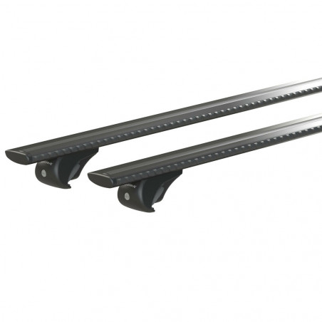 Barres aluminium pour Hyundai ix35 Tous Types 2010 à 2015.Fixation sur barres longitudinales
