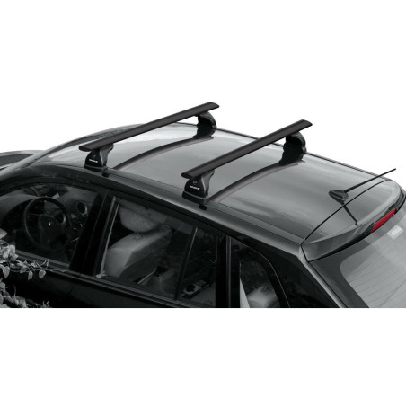 Barres aluminium pour Mercedes Classe C 4 portes 2007 à 2014.Fixation sur point ancrage d'origine