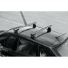 Barres aluminium pour Mercedes Classe C 4 portes 2007 à 2014.Fixation sur point ancrage d'origine