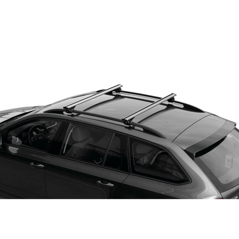 Barres de toit Profilées Aluminium pour Peugeot Partner 2 Tepee dès 2009 -  avec Barres Longitudinales