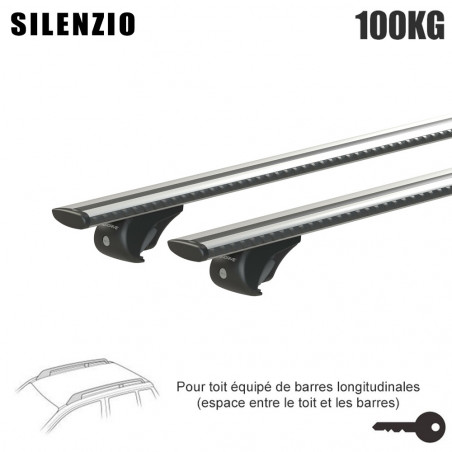 Barres aluminium pour Seat Exeo ST  Tous Types 2009 à 2012.Fixation sur barres longitudinales