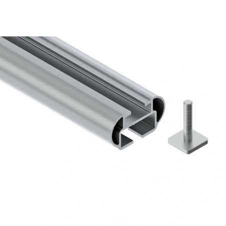 Barres aluminium pour Skoda Fabia Break 2015 à 2018.Fixation sur barres longitudinales