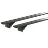Barres aluminium pour Ssangyong Korando Tous Types 2011 à 2019.Fixation sur barres longitudinales