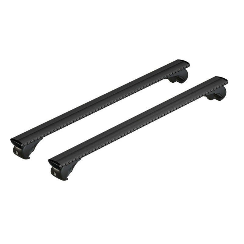 Barres aluminium pour Ssangyong Korando Tous Types A partir de 2019. Fixation sur barres longitudinales