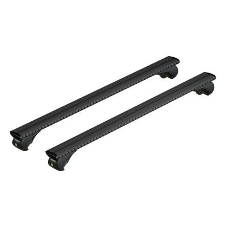Barres aluminium pour Ssangyong Korando Tous Types A partir de 2019. Fixation sur barres longitudinales