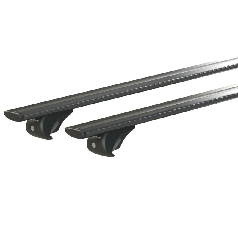 Barres aluminium pour Ssangyong Korando Tous Types A partir de 2019. Fixation sur barres longitudinales