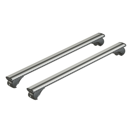 Barres aluminium pour Ssangyong Korando Tous Types 2011 à 2019.Fixation sur barres longitudinales