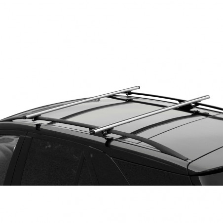 Barres aluminium pour Subaru Xv Tous Types 2012 à 2018.Fixation sur barres longitudinales