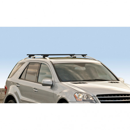Barres acier pour Volkswagen Caddy Life 5 portes 2004 à 2015.Fixation sur barres longitudinales