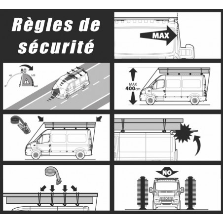 2 barres Aluminium Jeep Cherokee 1984 à 2001 - Tous Chassis