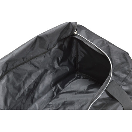 Coffre de toit Marlin 480 Litres GRIS - barres de toit - sacs de coffre Peugeot 207 Plus 3 portes sans toit ouvrant 2013 à 2014