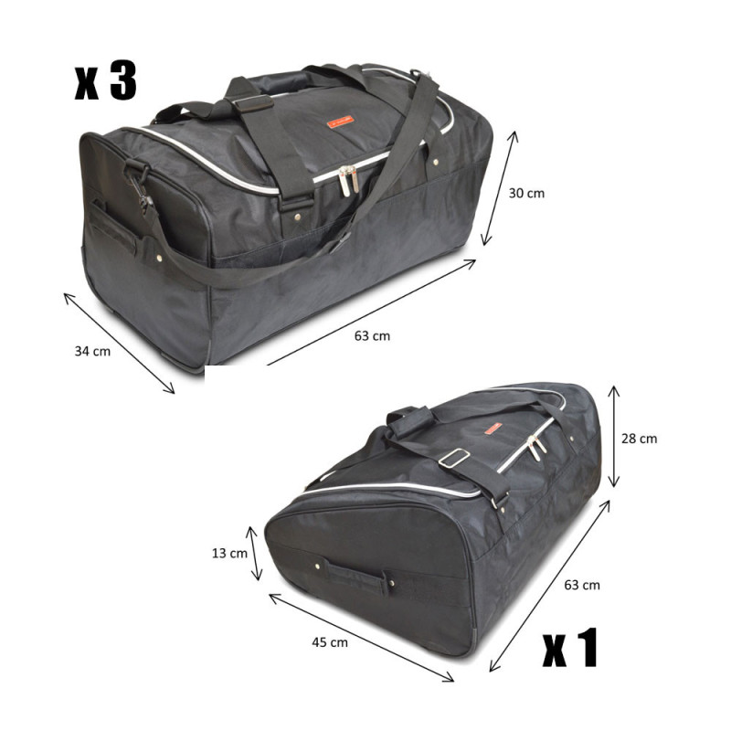 Coffre de toit Marlin 480 Litres GRIS - barres de toit - sacs de coffre Fiat Punto Evo  Sans toit ouvrant 3 portes 2009 à 2012