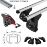 Coffre de toit Marlin 680 Litres Noir - barres de toit - sacs de coffre Fiat Punto Evo  Sans toit ouvrant 5 portes 2009 à 2012
