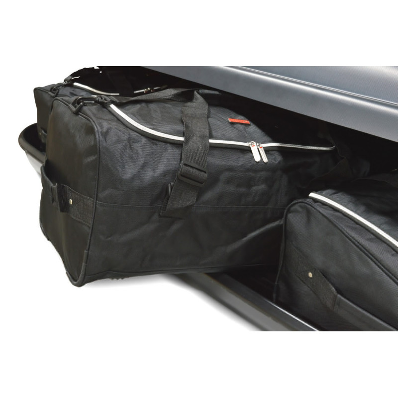 Coffre de toit Marlin 400 Litres noir - barres de toit - sacs de coffre Kia Cee'd 5 portes Sans toit panoramique - 2007 à 2012
