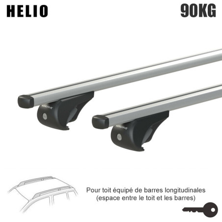 Coffre de toit Marlin 400 Litres noir - barres de toit - sacs de coffre Ford Gran Tourneo Connect Tous Types A partir de 2022