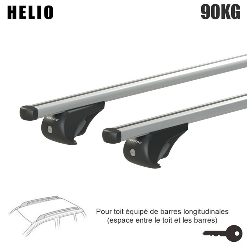 Coffre de toit Marlin 480 Litres GRIS - barres de toit - sacs de coffre Toyota Proace City Long A partir de 2020 Tous Types