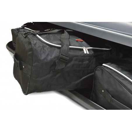 Coffre de toit Marlin 400 Litres noir - barres de toit - sacs de coffre Renault Megane Grand Coupé 4 portes - 2017 à 2020