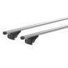 Coffre de toit Marlin 400 Litres noir et barres de toit Volkswagen Golf Break - 1999 à 2006