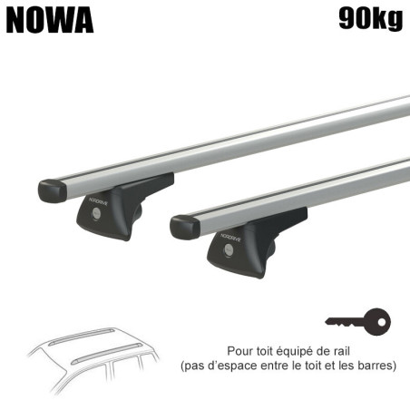 Barres De Toit Transversales Pour Audi A6 C6 Allroad (2006-2011) - Marque TURTLE - Neuf Sous Emballage - Garantie 2 Ans