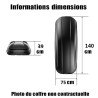 Coffre de toit TUKTUK 340 Litres Noir et barres de toit Hyundai i30 Break 2008 à 2012