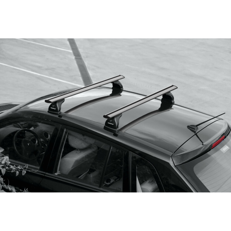 Barres aluminium pour Peugeot 308 5 portes A partir de 2021. Fixation sur point ancrage d'origine