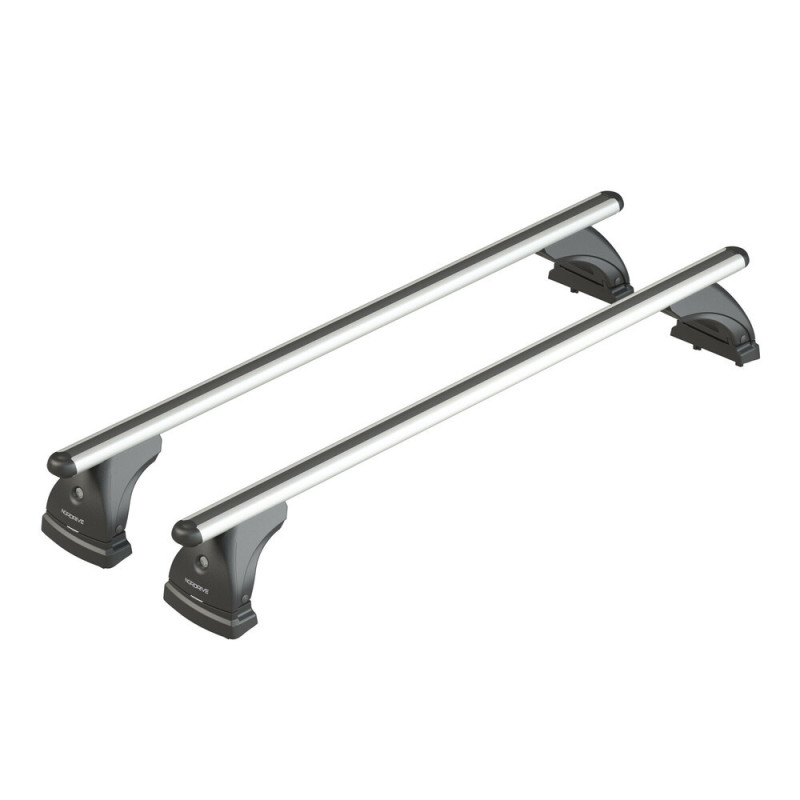 Barres De Toit En Aluminium Noires Pour Citroën C1 5p (2005-2014) - Toit Normal - Neuf