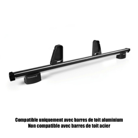 Arretoirs 13 cm pour barres de toit ALUMINIUM