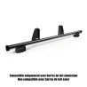 Arretoirs 13 cm pour barres de toit ALUMINIUM