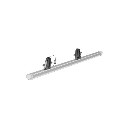 Arretoirs 13 cm pour barres de toit ALUMINIUM