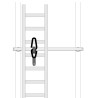 Bloque echelle pour barres de toit  - Doit être utilisé avec les sangles d'arrimage. Livré à la pièce