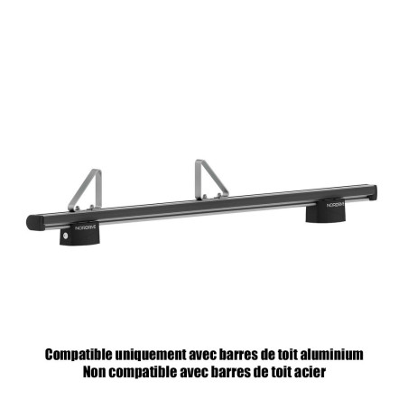 Arretoirs 10 cm pour barres de toit Aluminium