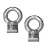 Œillets de fixation pour barres de toit Aluminium. Livré à la paire