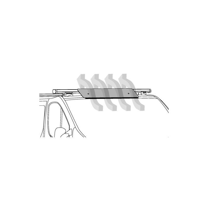 Deflecteur de toit 110cm pour galerie