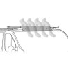 Deflecteur de toit 110cm pour galerie