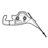 Deflecteur de toit 110cm pour galerie