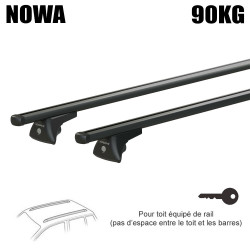 Barres aluminium noir pour...