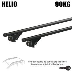 Barres aluminium noir pour...