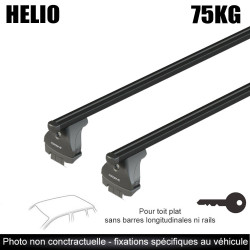 Barres aluminium noir pour...